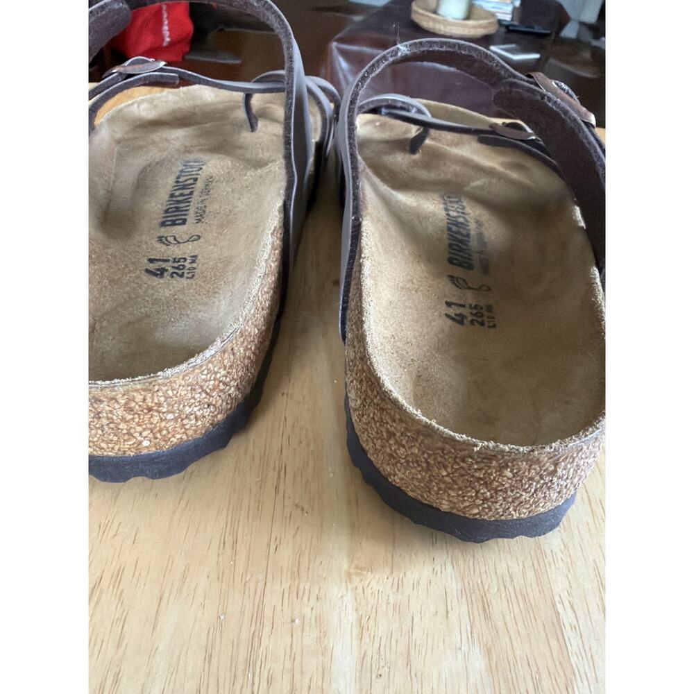 Women's Birkenstock Mayari Birko-Flor Nubuck Sandals, Size 41 Women’s 10/10.5 - Picture 4 of 9